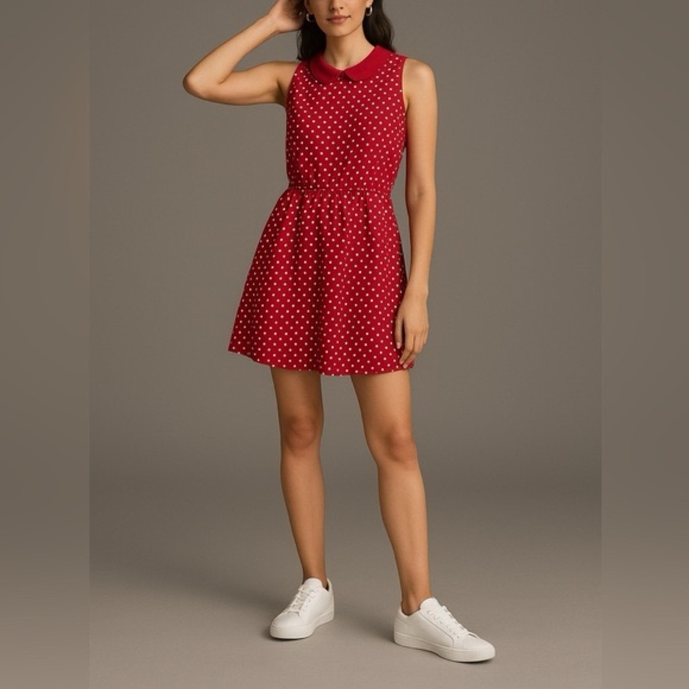 Glam & Fame Polka Dot Dress